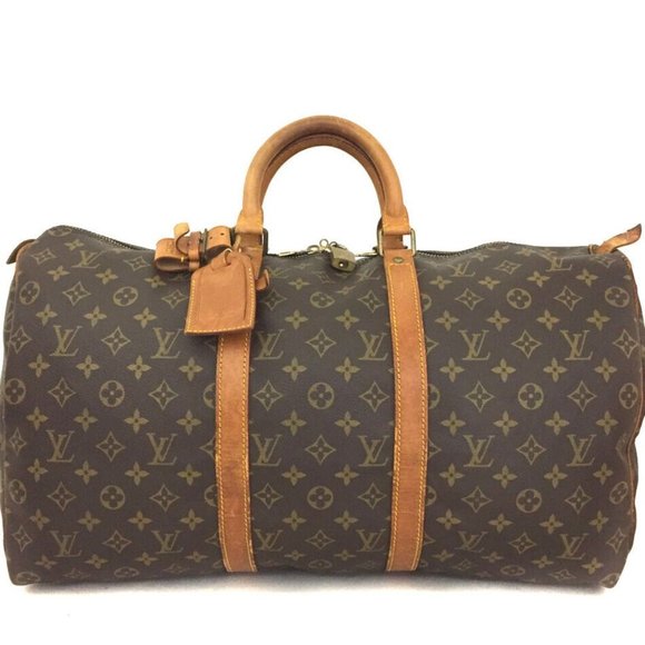 Louis Vuitton Handbags - LOUIS Vuitton Monogram Keepall 50 Boston Travel Hand Bag